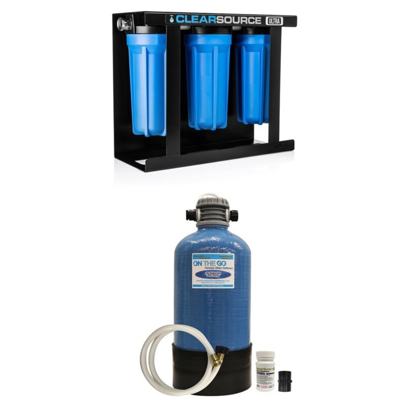 Clearsource Ultra and On The Go™ Double Water Softener Bundle