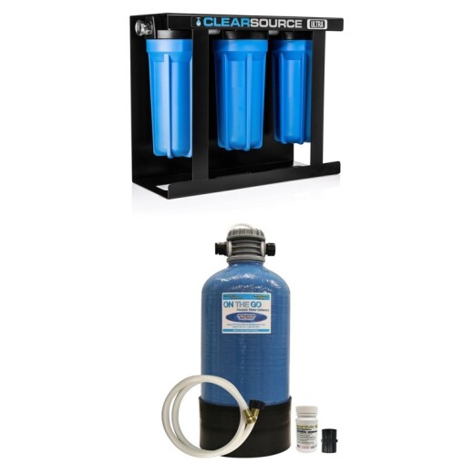 CLEARSOURCE ULTRA AND ON THE GO™ DOUBLE WATER SOFTNER